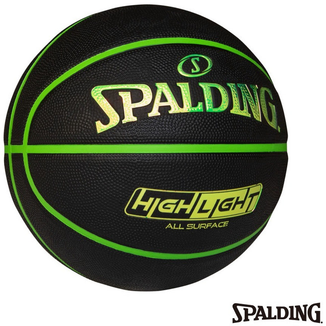 Spalding 斯伯丁 HIGHLIGHT 室外籃球 7號球, 1個