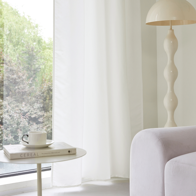 사라하우스 간편설치 다용도 공간 가리개 커튼 플레인