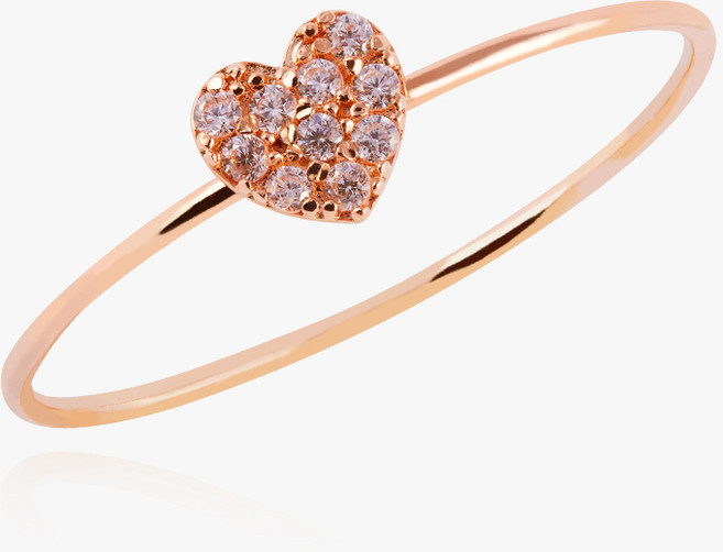 엘렌쥬얼리 14K 롤리 하트 미스 링 실 금 데일리 선물추천 금 반지