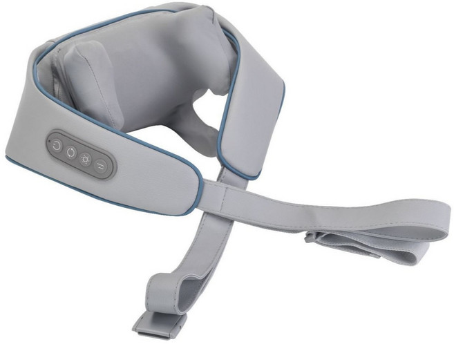 PYHO 무선 목과 어깨 마사지기 어깨와 허리 다리 풀기, 그레이, K7