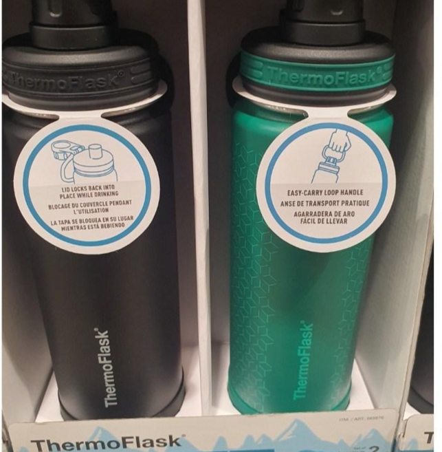 써모플라스크 보온 보냉병 710ml 블랙/그린 화이트/핑크 2pk, 블랙 그린, 2개
