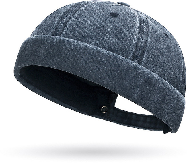 라라티와이 펠라 남여공용 와치캡 데님 골무 레옹 챙없는 모자