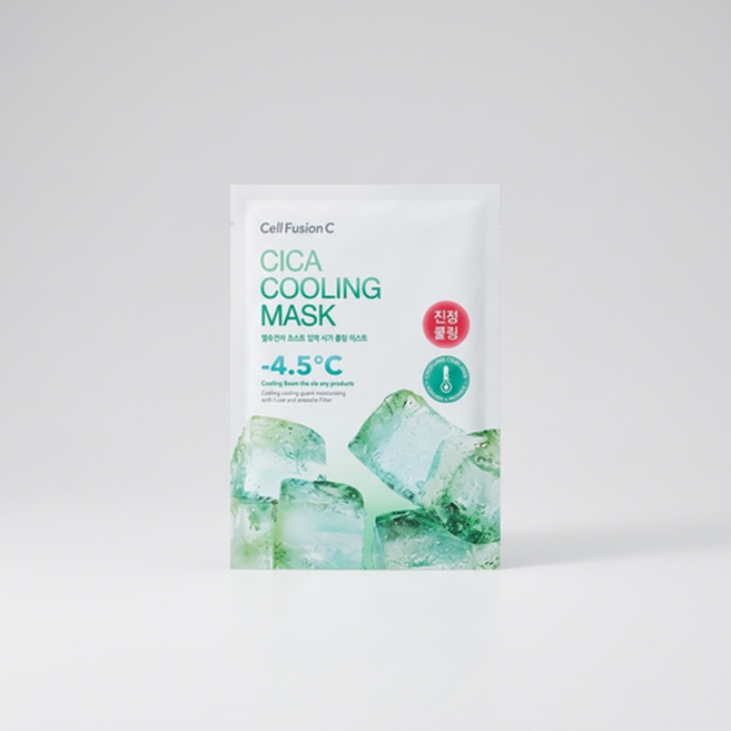 셀퓨전씨 포스트 알파 쿨링 마스크 5P_시카 쿨링 마스크 5매, 1개, 5개입