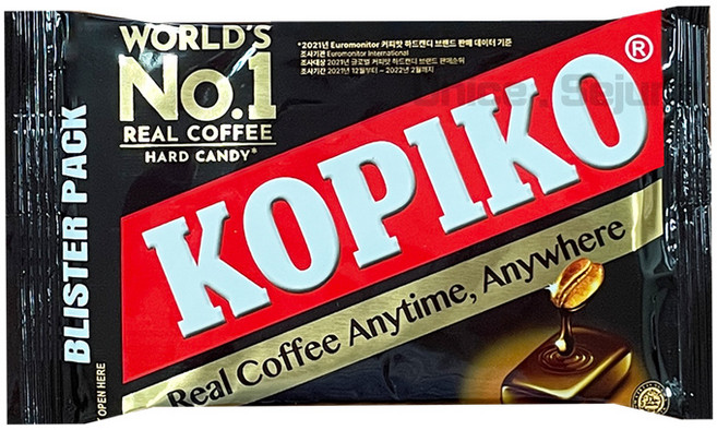 마요라 코피코 커피 캔디 블리스터팩 12p, 32g, 16개