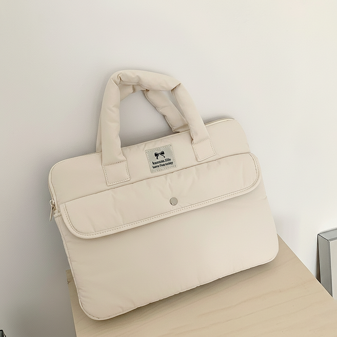 베리어튼 그립폼 노트북가방, 1개, 베이지