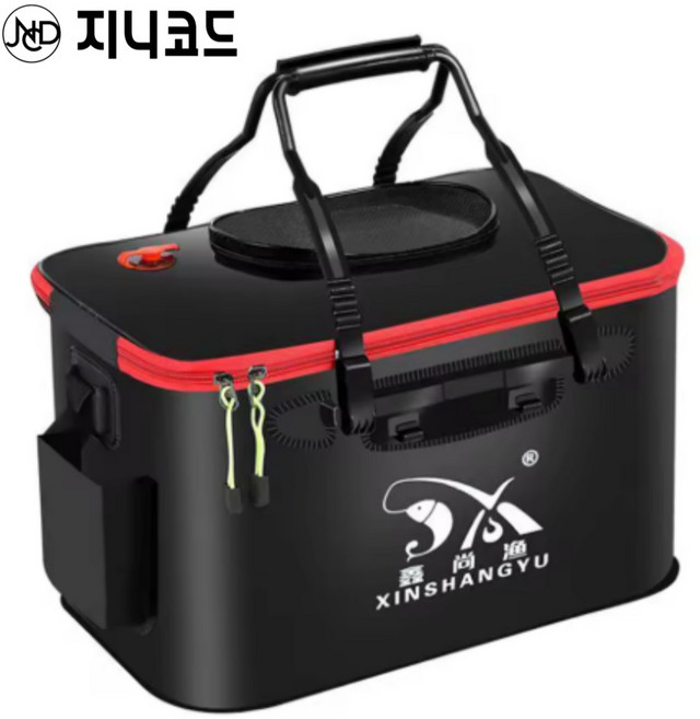 낚시 보조가방 하드 해동바칸 살림통 삐꾸통 미끼통 물고기통 밑밥통, 40cm