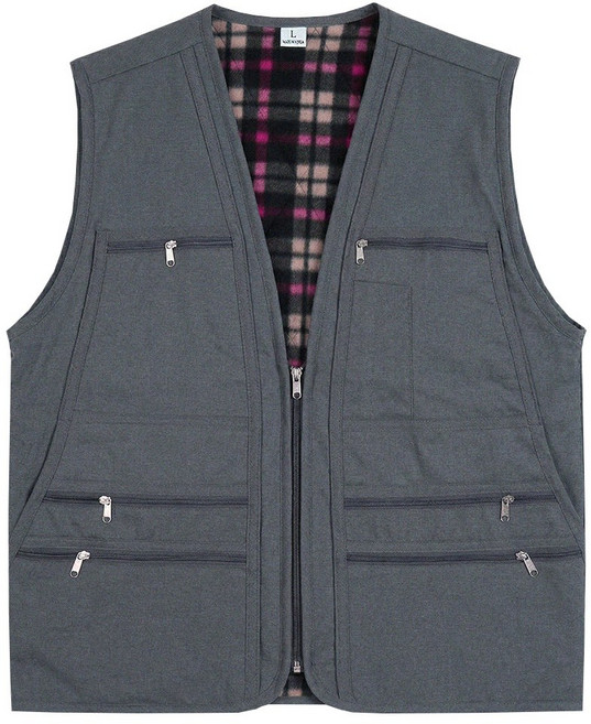 노블진 1+1 기모 작업복조끼 방한조끼 다용도 주머니많은조끼