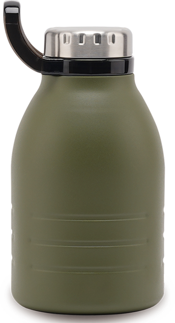 캠핑용 304 스텐 보온보냉 텀블러, 1개, 1.5L, 카키