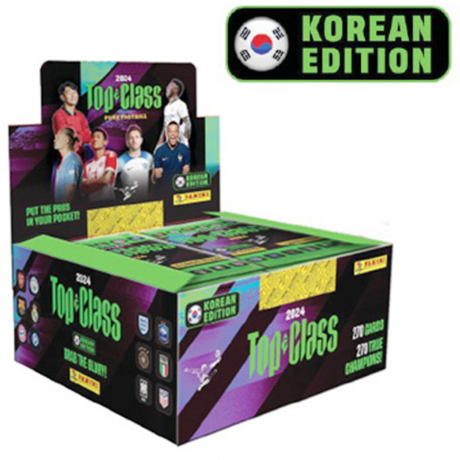 바로받는 파니니 2024 탑클래스 축구카드, 1개, 혼합색상