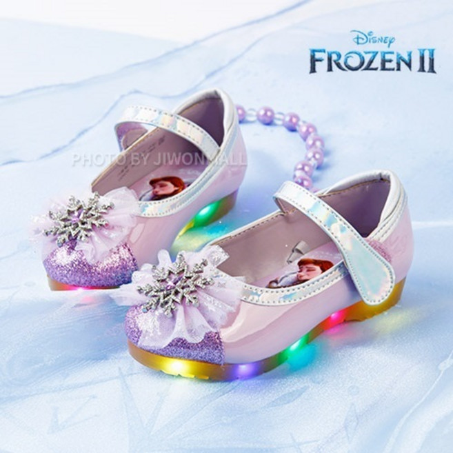 다민상점 겨울왕국2 LED 아동 여아 캐릭터 루아 구두