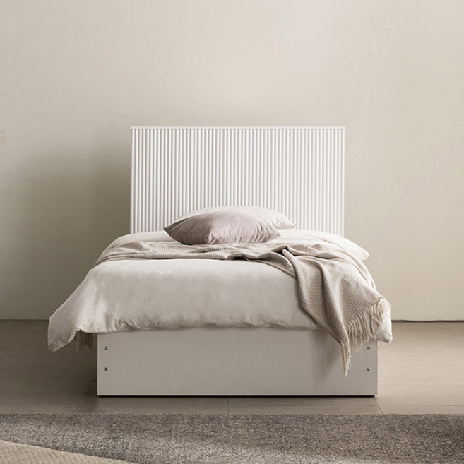 [10만원 즉시할인][스칸디아]본체LED제외 에센셜 템바보드 호텔 수납침대(SS&Q&K&LK), 01. 수납침대(SS-매트제외), 화이트