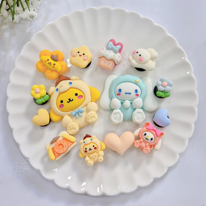 펭샵 후드캐릭터 악세사리 파츠 참 세트