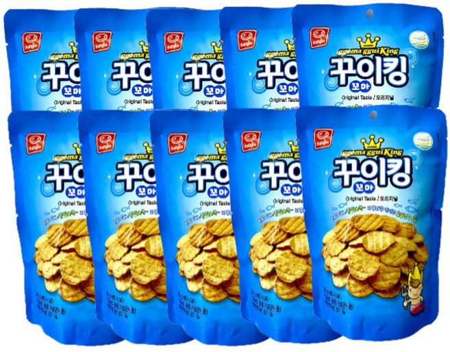 한진식품 꼬마꾸이킹 오리지날, 25g, 10개