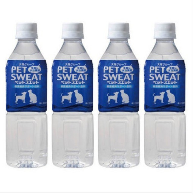 EBC 반려동물 이온음료 펫 스웨이트 음료, 500ml, 4개