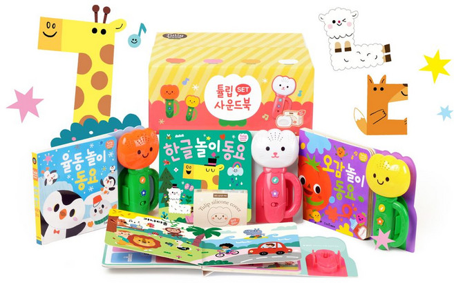 튤립 사운드북 한글이 세트, 스마트베어