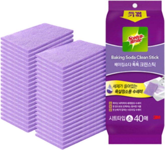 3M]크린스틱 시트타입 욕실청소 10입