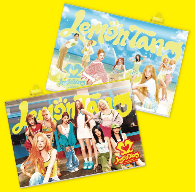 (CD) 하츠투하츠 (Hearts2Hearts) - Lemon Tang (2nd Mini Album) (Photobook Ver.) (랜덤 발송)