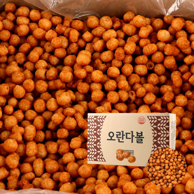 오란다볼 퍼핑콩 4kg 오란다강정만들기 재료