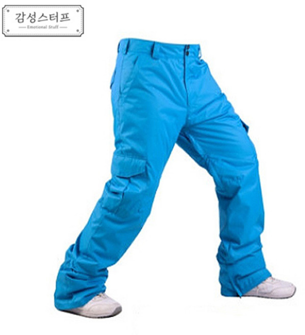 SUB22 남성 스노우보드 배기핏 오버핏 스키바지