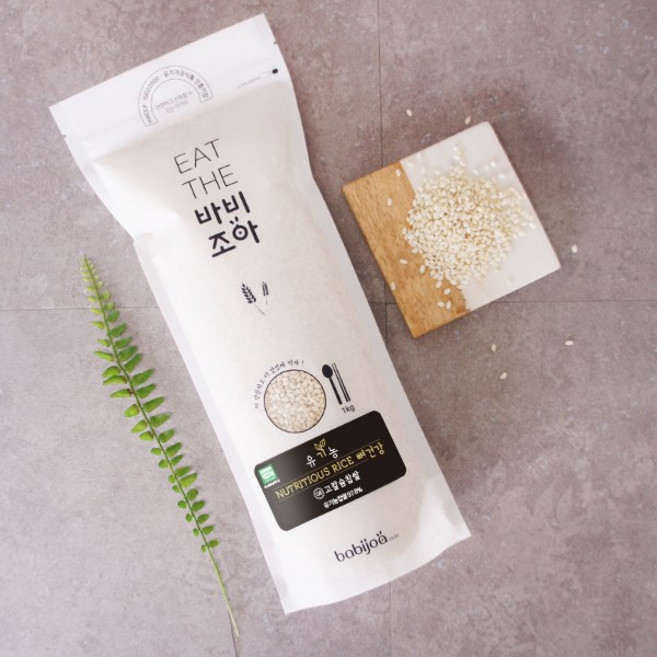 더바른식탁 찹쌀 1Kg 고 칼슘 찹쌀 유기농 찹쌀 국산 찹쌀 기능성 쌀 유기농 쌀, 1개