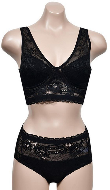 4컬러 A컵세트 꽃무늬브라 패드얇은브라 후크브라