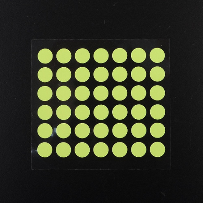 야광 안전 스티커 반사 형광 테이프 원형 사각 스위치 리모컨 다용도 원하는 곳에 부착, 원형 42P, 1개