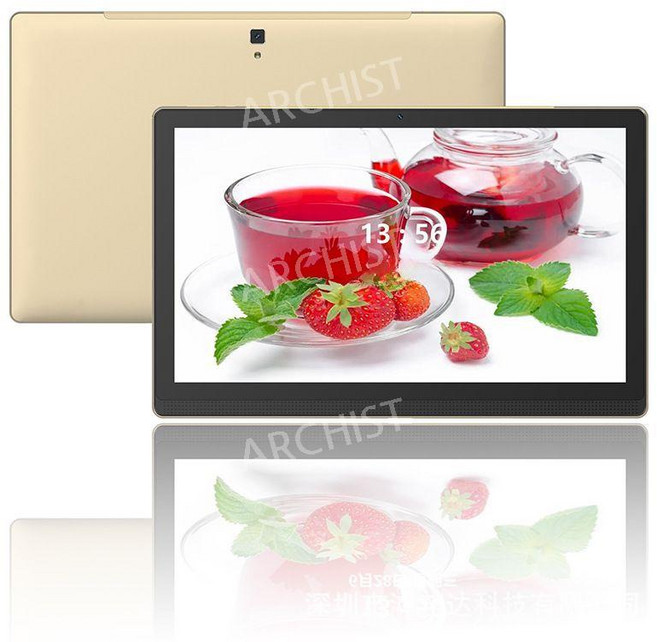 14 인치 태블릿 대형 가성비 PC 대화면 드로잉 패드 인강용, 4G + 128GB, 14.1인치 엘레강트 골드