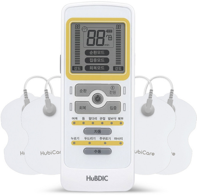 휴비딕 저주파 마사지기 자극기 가정용 개인용 안마기 ELV-2700 SW, 골드
