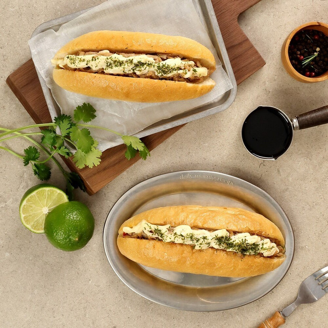 파미유 반미샌드위치(데리야끼) 1박스 10개, 140g