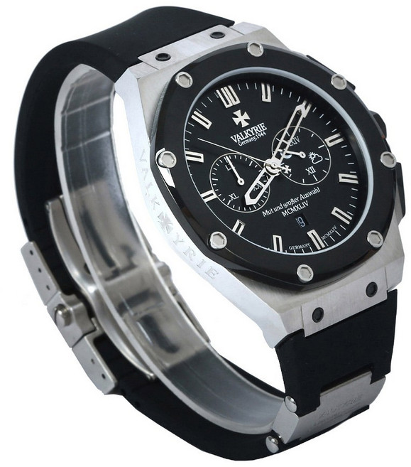 발키리 다스크로노 [수량한정] V-7075SBF (풀옵션) 실버메탈밴드+실리콘밴드+가죽밴드