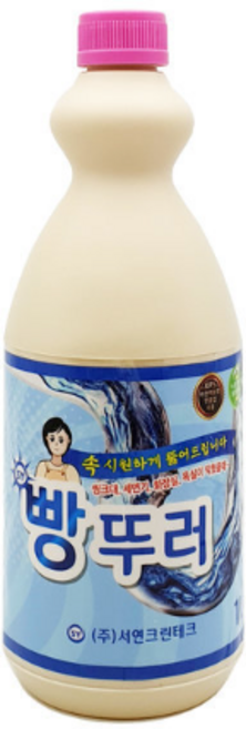 빵뚜러 서연 배수구클리너 배수관클리너, 6개, 1L