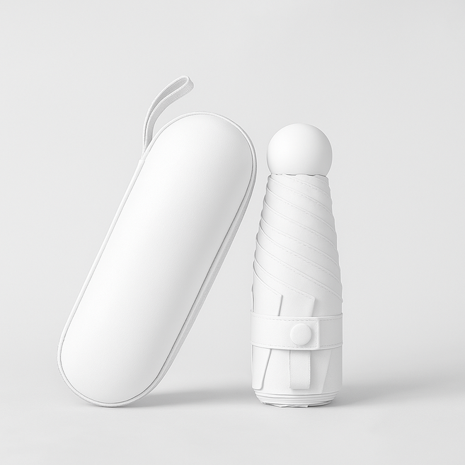 케이엘 귀여운 답례품 가벼운 접이식 수동 미니 우산