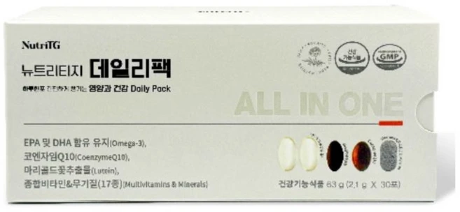 뉴트리티지 데일리팩 63g, 1개, 30회분 - 쿠팡