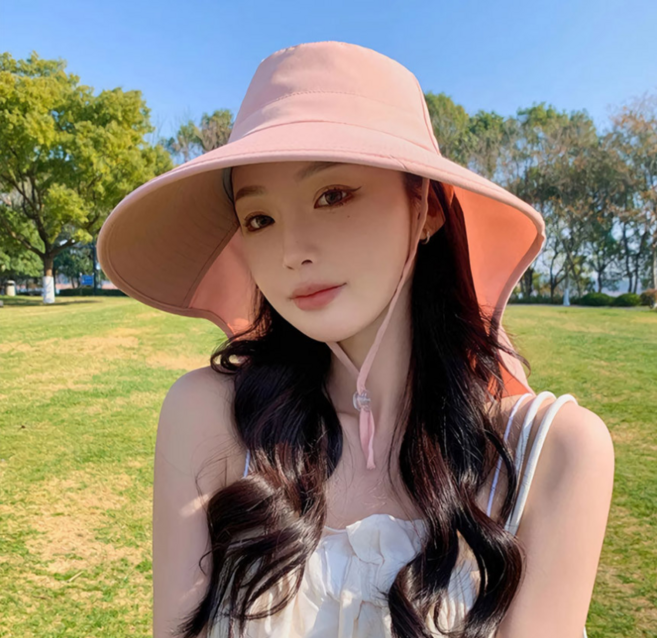 엔볼리 자외선차단 플랩캡 여성 여름모자