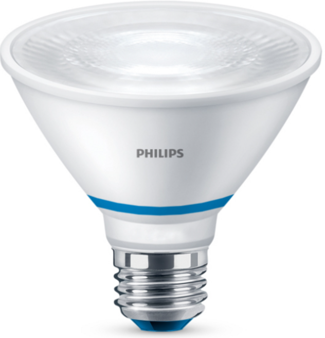 필립스 LED 식물등 식물 LED 전구 조명 램프 PAR30 10W 생장등 성장등, 퓨어 화이트, 1개