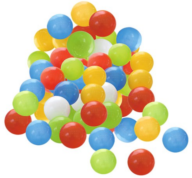 아하토이 아가랑 원색공 볼풀공, 01 5색혼합, 1000개