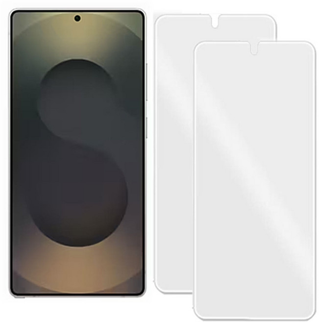 갤럭시 S25 울트라 SM-S938N 깨지지 않는 PET 방탄 필름 지문인식 액정보호필름, 2개