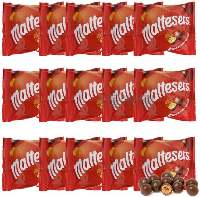 몰티져스 초코볼 15개 개별포장 수입초콜릿, 12g