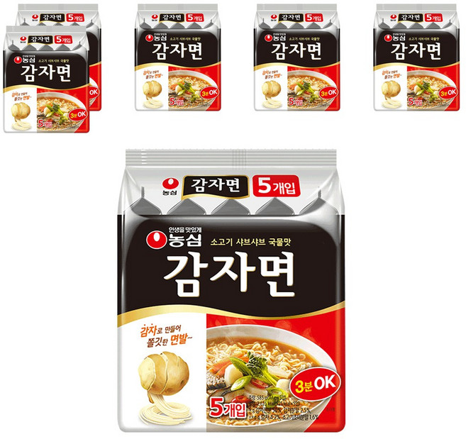 농심 감자면 117g, 30개