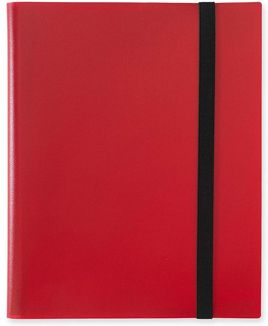 9포켓 카드앨범 바인더 카드 360장 양면수납 보관함, 40매, 빨간색