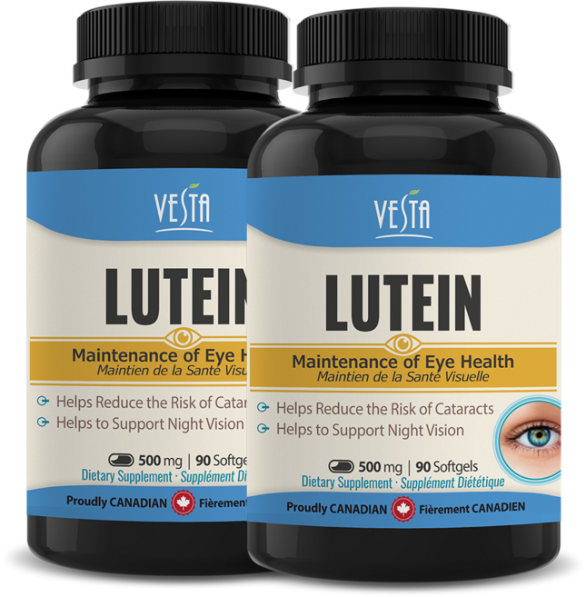 [캐나다본사 빠른직구] 베스타 루테인 눈영양제 500mg 90정 아스타잔틴 함유, 2개