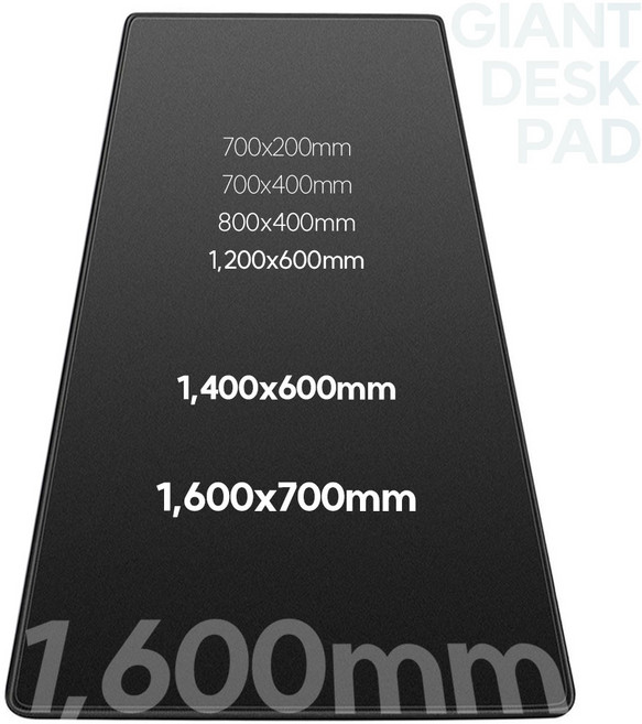 초대형 장패드 키보드 마우스패드 1600X700X3mm 초대형 ( 특대형 마우스패드 ) - 대량주문가능, 1개, 1600*700 장패드