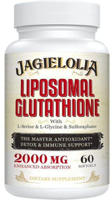 리포솜 글루타티온 2000mg L세린 L글라이신 설포라판 흡수 향상시키 활성 L글루타티온 고유 제형 마스터, 60 Count (Pack of 1)
