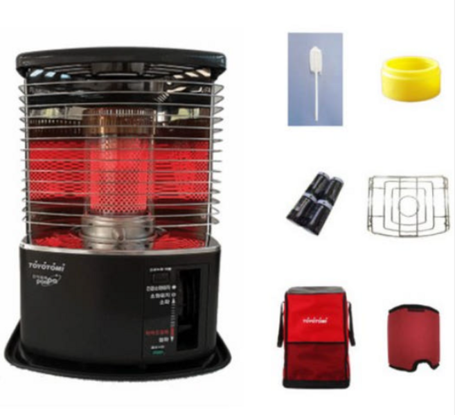 토요토미 RS-H29 반사식 난로 블랙 풀세트 (국내 정품 국내 A/S 가능)