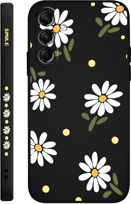 S26 시리즈 휴대폰 케이스 국화 모양 부드러운 실리콘 보호 커버