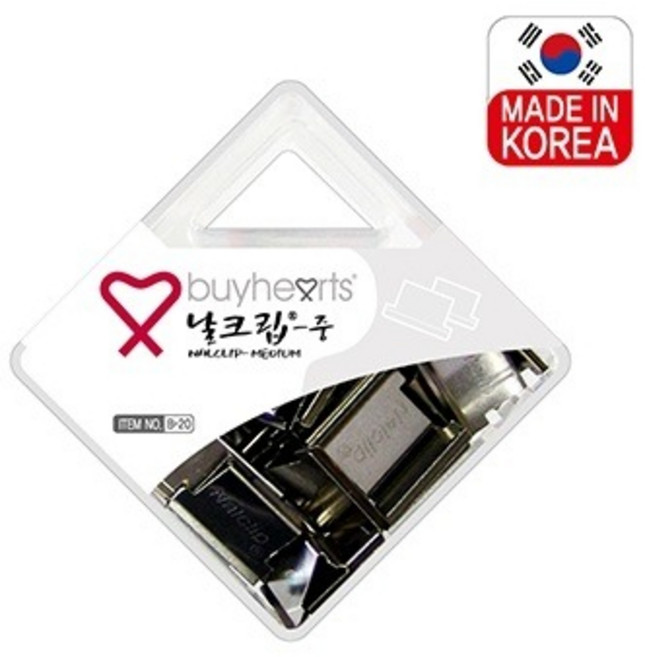 펜코리아(디오피스) 바이하츠 실버날크립(중) B-20, 1통, 중