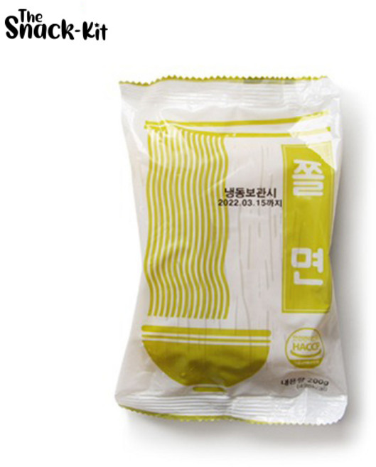 맛찬들 백미 1인분 쫄면 200g 냉동면 쫄깃한면 쫄사리 쫄면사리, 1개