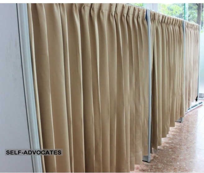 Self-Advocates 鐵圈式門簾 簡約質感, 詳見包裝