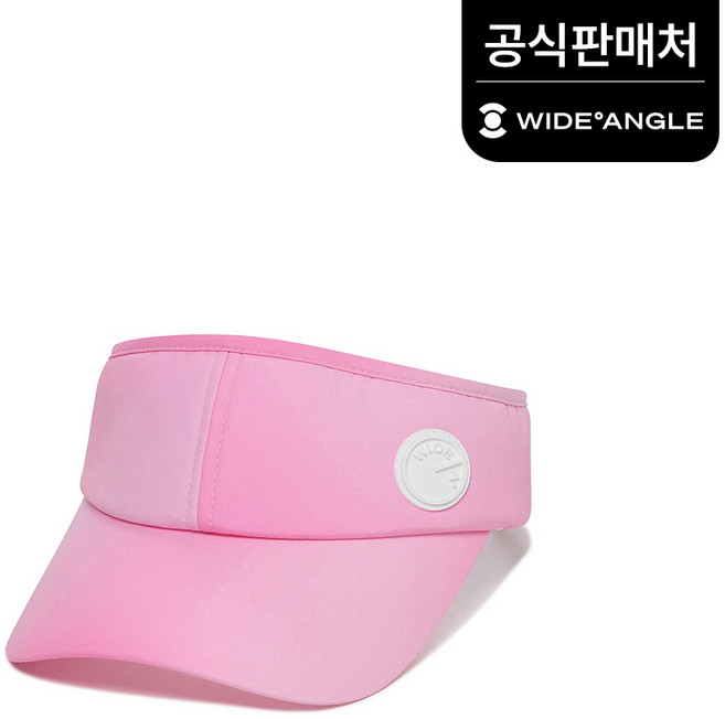 와이드앵글 공식 여성 CO 그라데이션 썬캡 골프 썬캡 골프 모자 WWP23C03P5 (정상가:59 000), Pink, 1개
