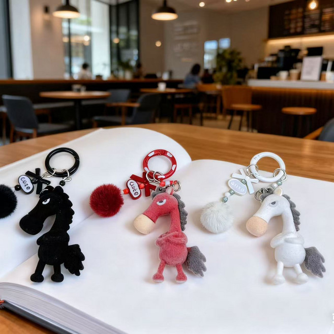 S.J.S 시크 큐티 포니 말 키링